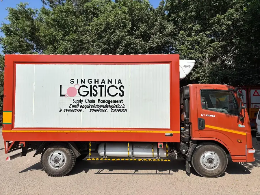Singhania Logistics refrigerated truck